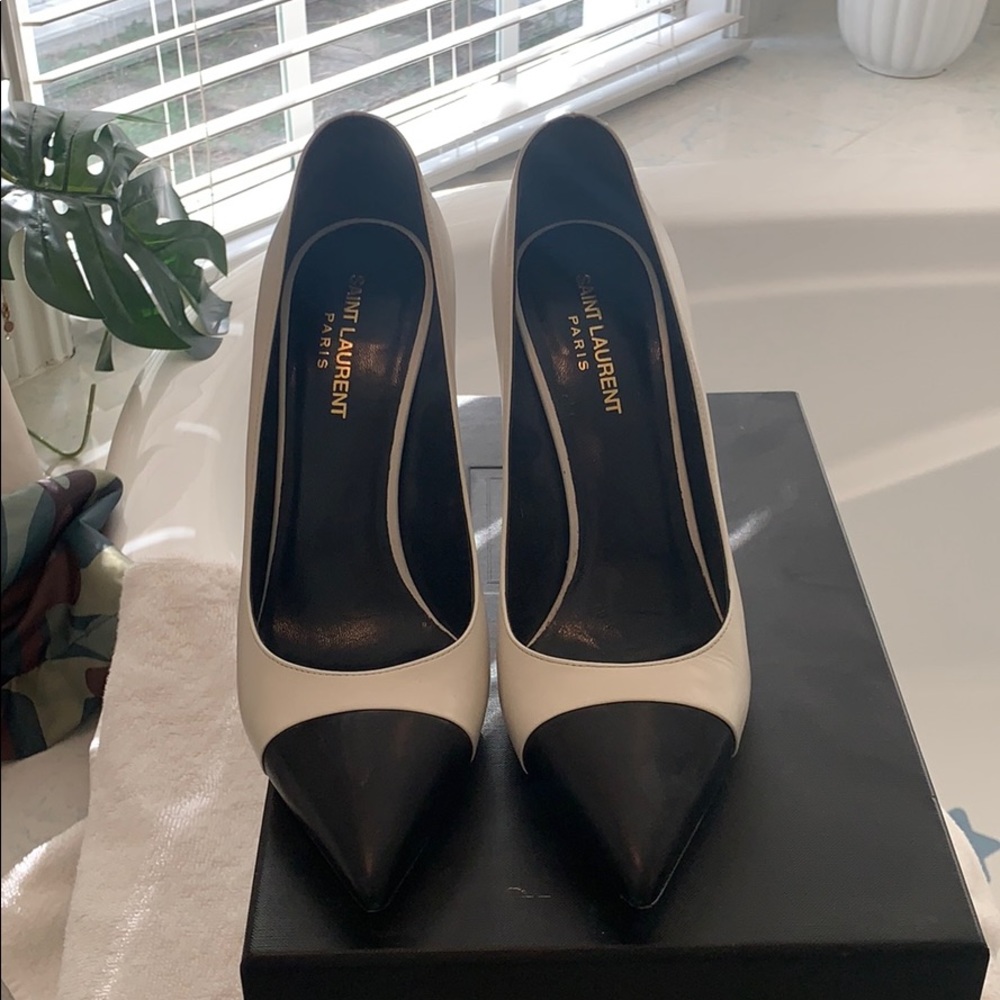 SAINT LAURENT SETA CALF PUMP 39